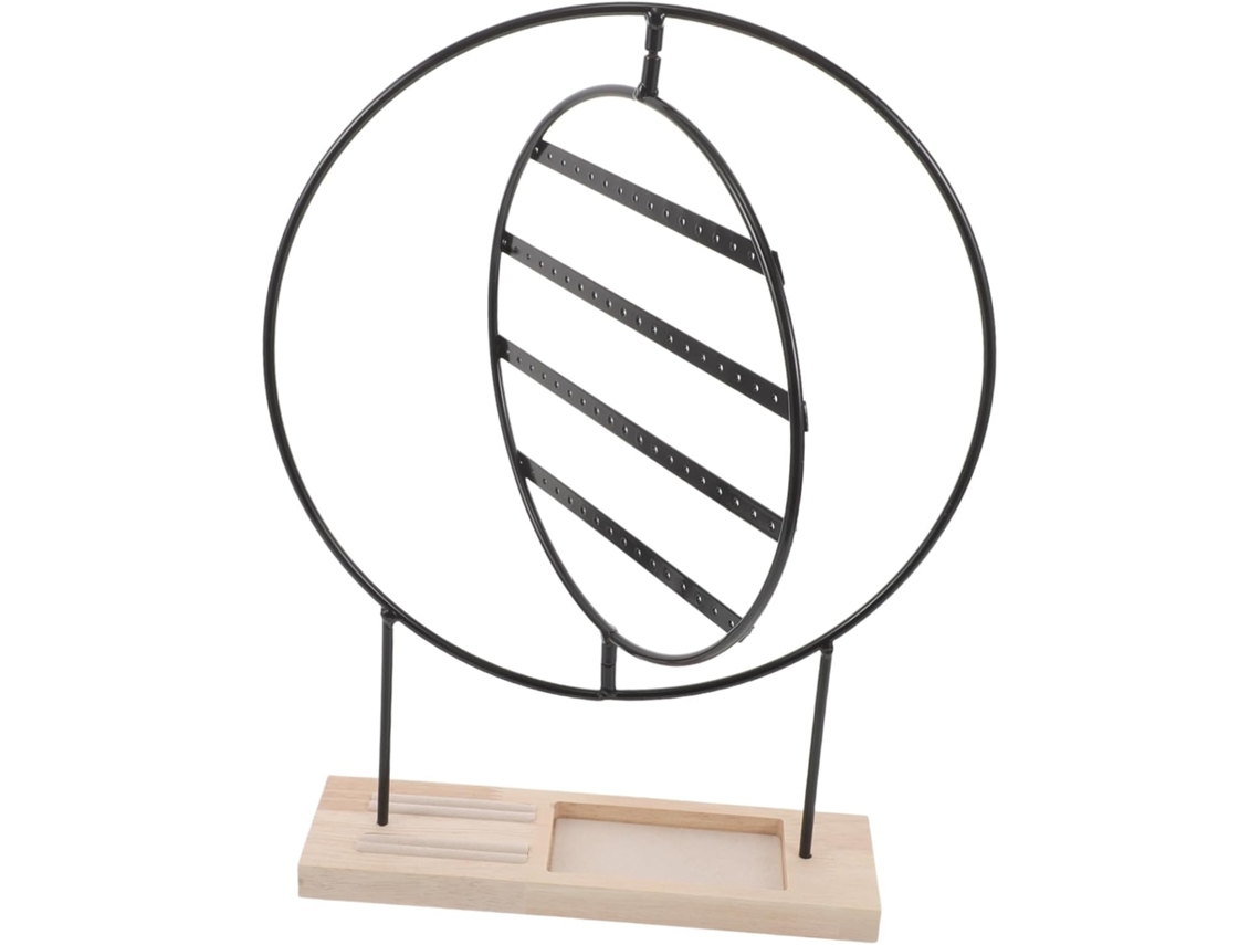 Soporte Giratorio De Metal Para Pendientes, Organizador De Joyas Ajustable De Varios Niveles.