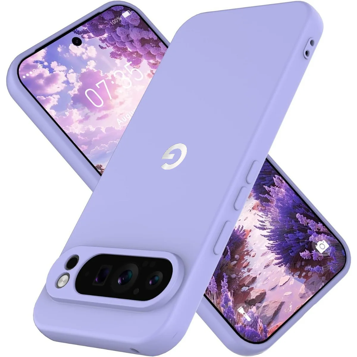 (morado Claro, Pixel 8a) Funda Para Teléfono De Silicona Suave De Alta Calidad, Agradable Para La Piel, A Prueba De Caídas Y Golpes.