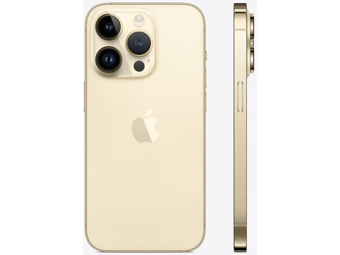 iPhone 14 Pro APPLE (Reacondicionado Señales de Uso - 6 GB - 128 GB -  Dorado)