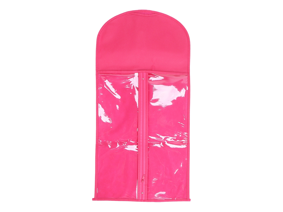 2026-bolsa De Armazenamento De Perucas Rosa Portátil Para Viagens E Uso Diário