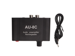 Mini Preamplificador De Audio Estéreo Con Reducción De Ruido Y Amplificador De Auriculares De Aleación De Aluminio