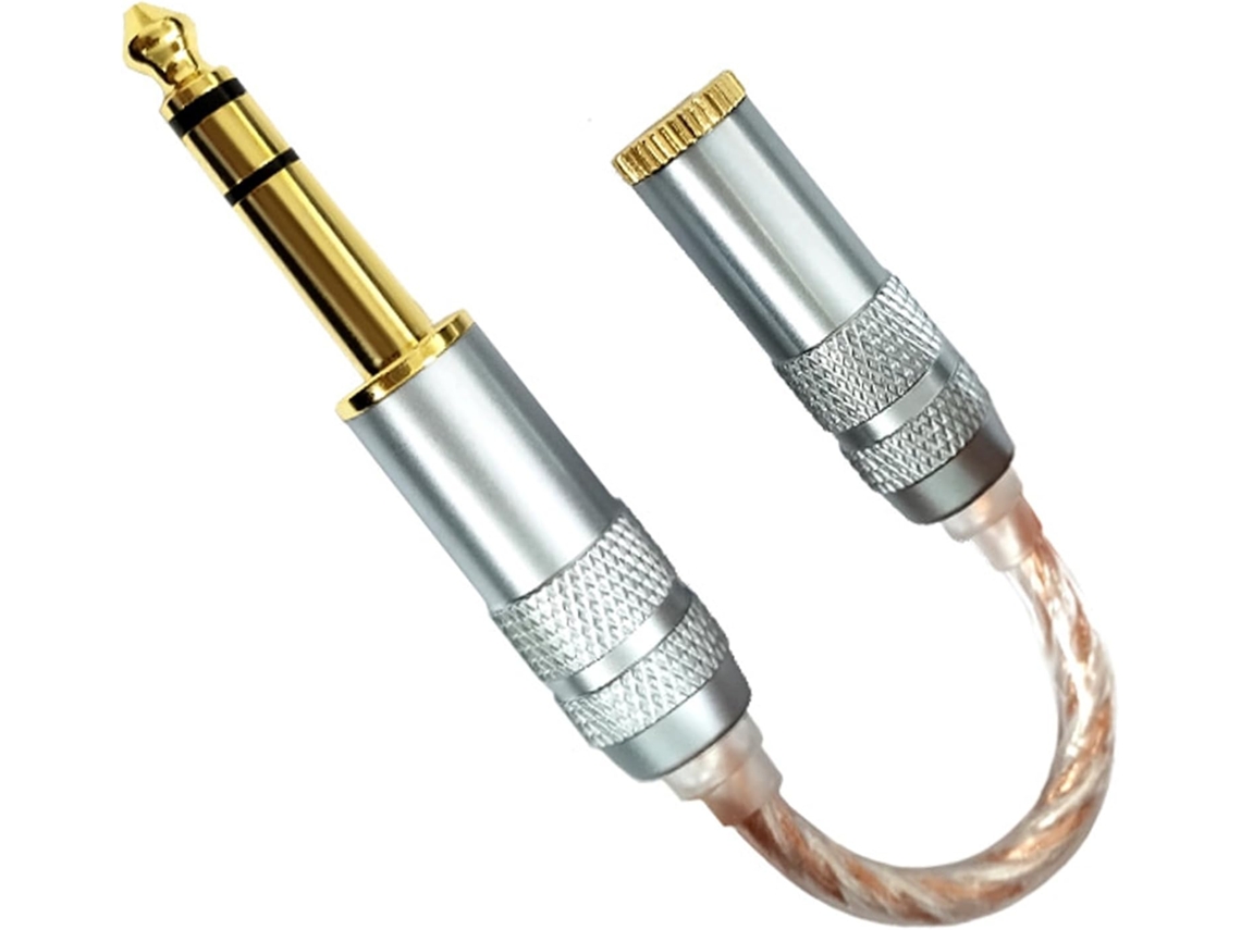 Cable Adaptador De Línea De Conexión Balanceada Macho A Hembra Profesional De 6 35 Mm A 4