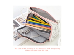 Estuche Grande Y Bonito Para Lápices Con Espacio De Almacenamiento Para Estudiantes Niñas, Bolsa Organizadora De Estuches Para Lápices