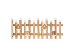 Decoración de Navidad LED ECD Valla (98 x 49 x 39 x 4 cm - Madera)