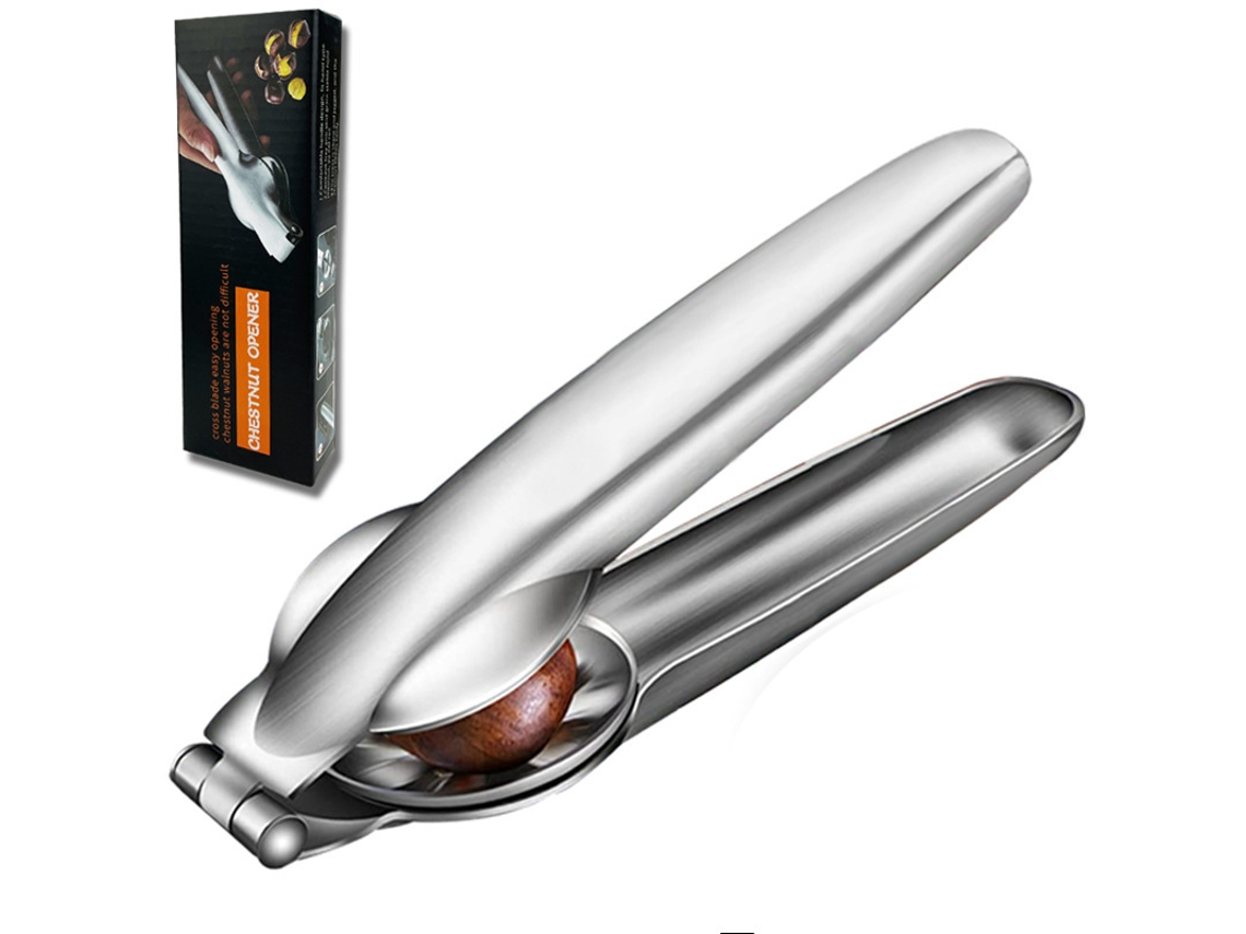 (estilo 2) Aguja De Castañas De Acero Inoxidable, Herramienta De Cocina De Metal Ecológica