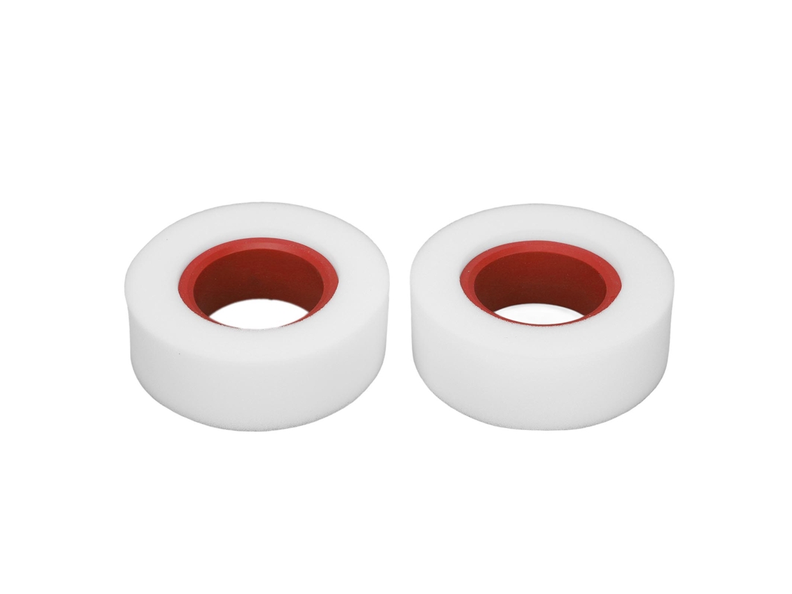 2 Unidades De Espuma Blanda De Dos Pasos Para Neumáticos Rc, Para Neumáticos De Crawler De 2,2 Pulgadas 1/10 1/8, Color Rojo.