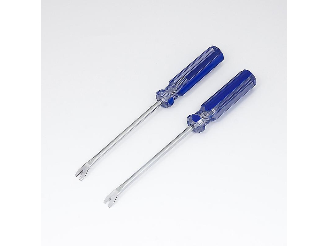 Herramienta Manual Para Levantar Y Extraer Clavos, Remaches Y Tachuelas Con Mango Plástico Azul Y Garra Curvada