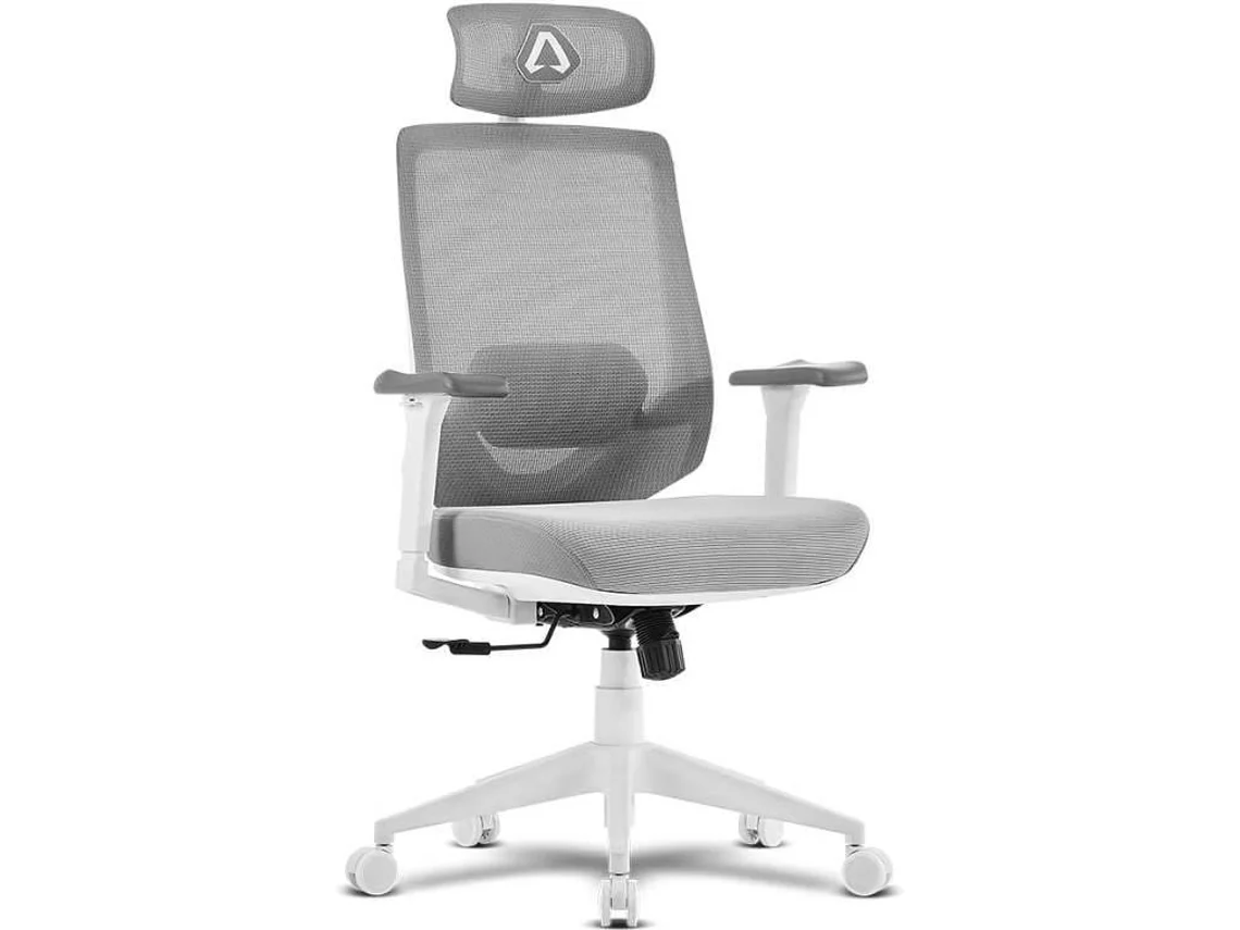 Silla de Oficina Ergonómica ALPHA GAMER Stella (Blanco)