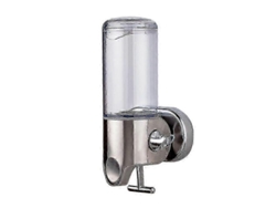 Dispensador de jabón de pared Rosewell de acero inoxidable cepillado para ducha y baño
