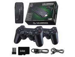 Consola De Juego 4k Wireless Hdmi Tv Game Stick 20000 Juegos Incorporados 2 Gamepad De Controlador Inalámbrico