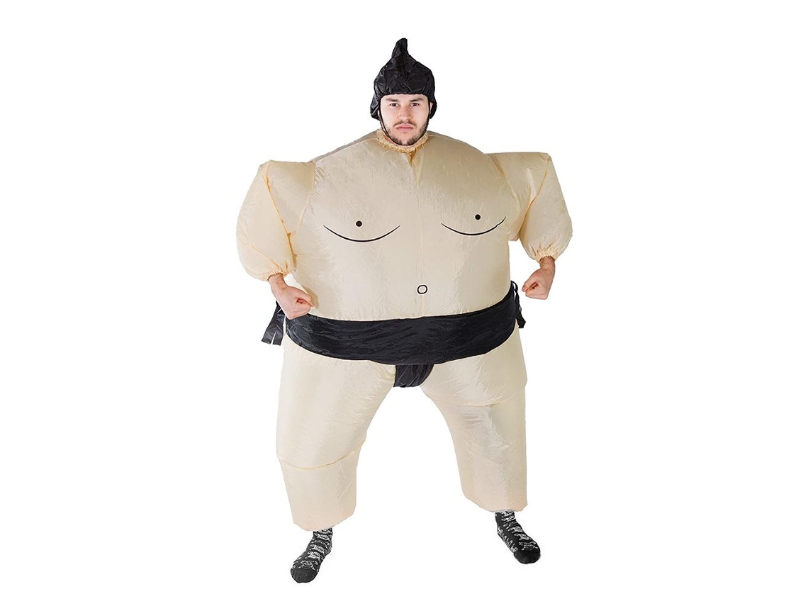 Disfraz de Mascarada, Inflable - Luchador de Sumo