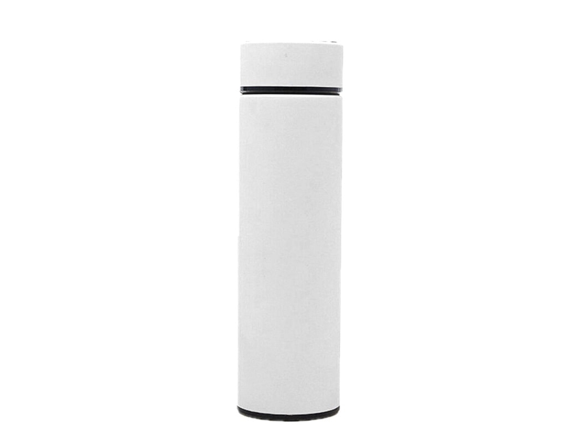 Termo en acero inoxidable, 500 ml - Blanco