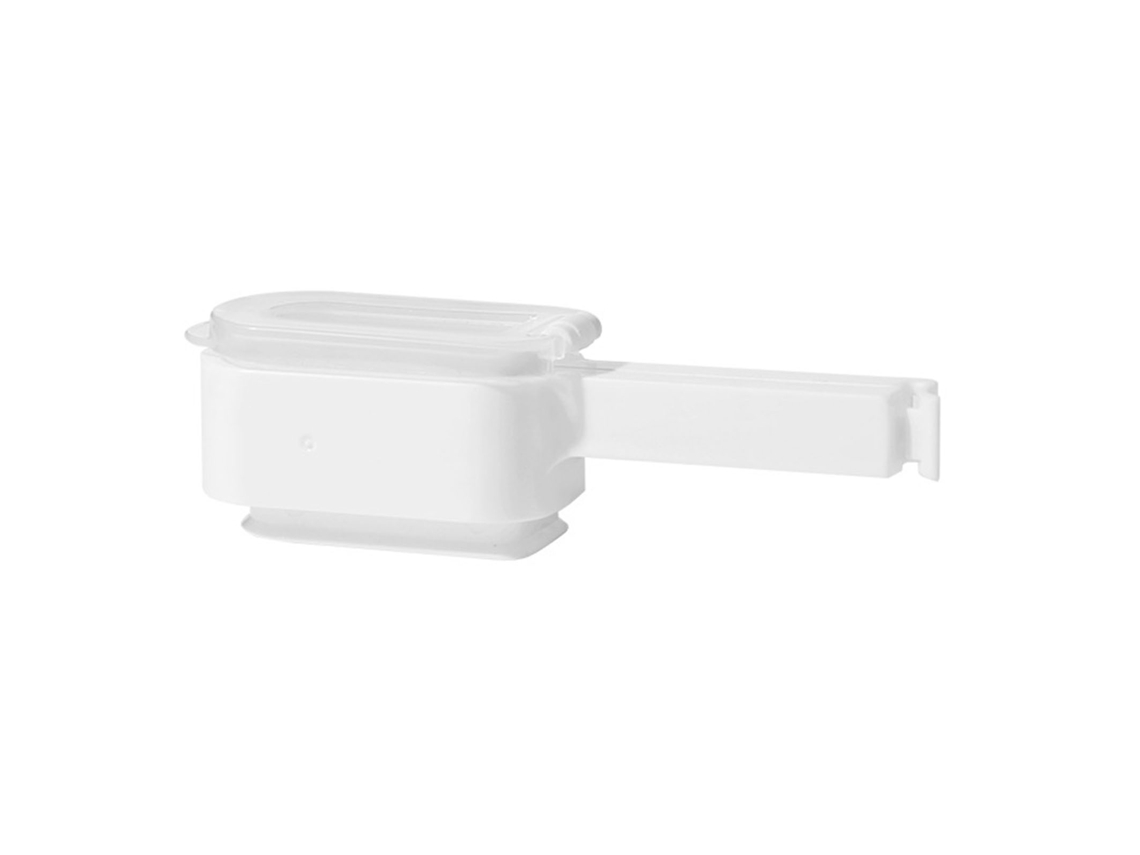 Pinza de sellado de plástico con boquilla de descarga para bolsas de alimentos y snacks, 13,9 cm