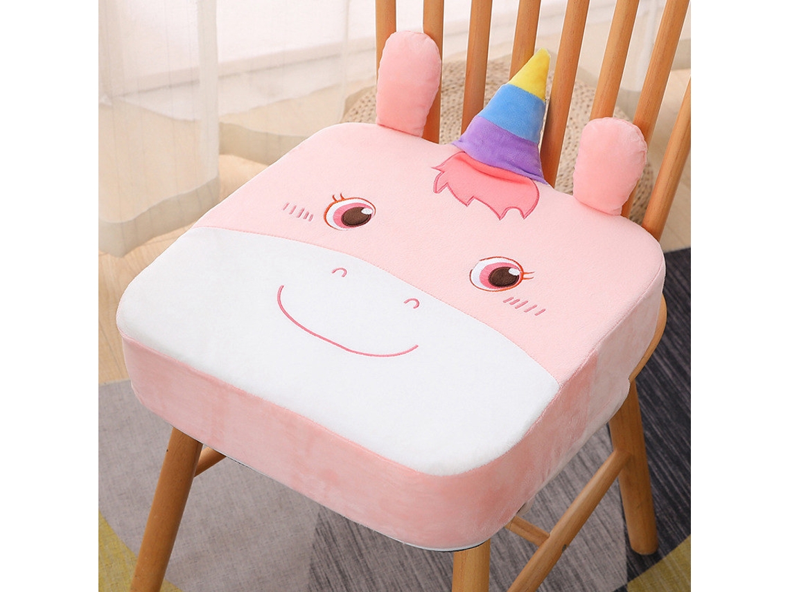 Silla de comedor Eifson con asiento elevador antideslizante y extraíble, 10 cm (Unicornio)