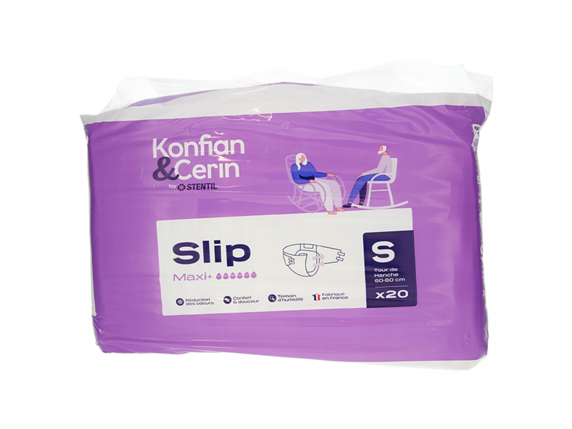 Konfian & Cerin 20 Cambios Completos Slip Maxi Talla S STENTIL