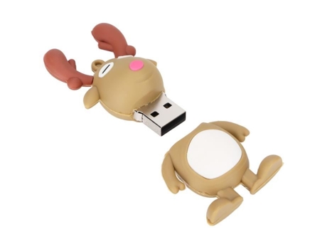 HURRISE Memoria USB Disco Flash USB Ligero Portátil Seguro Confiável Exquisito PVC USB Flash Drive Accesorio de Computadora
