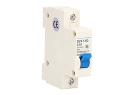 Yncm2026-interruptor De Circuito Miniatura 1p Aislador De Corriente Residual Din Rail 400v 10a Dz47‑63 C10