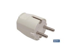 Clavija bipolar blanca (16a-250v)