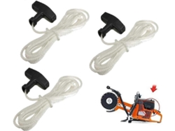 Cuerda De Arranque Y Mango Compatible Con Briggs Stratton 992366 600-series Cortacésped (paquete De 3)