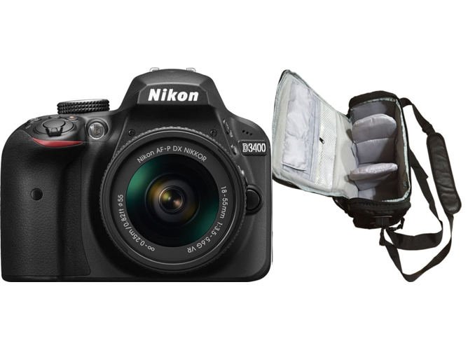 Kit Cámara Réflex NIKON D3400 AF-P 18-55 VR