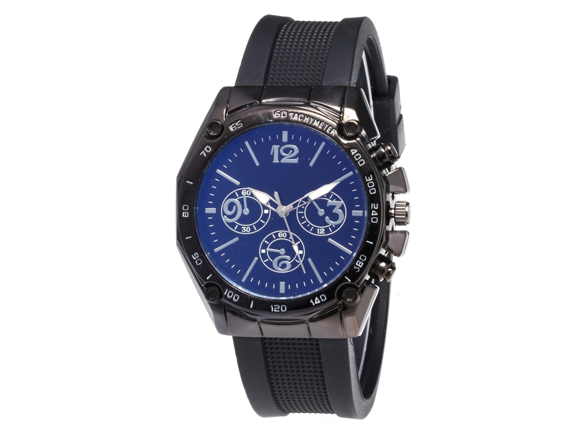 Reloj De Pulsera Unisex De Cuarzo Con Correa De Silicona, Estilo Clásico Informal.