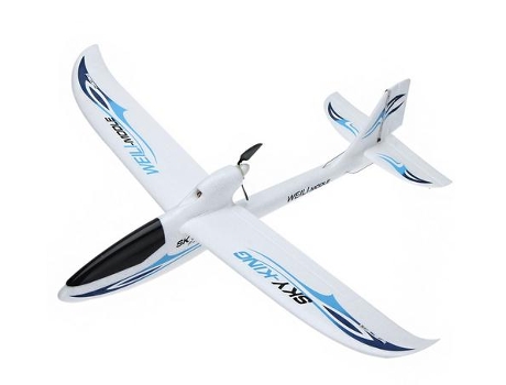 Parkten Wltoys F959S Actualizar F959 Con Gyro Sky King 3Ch Rc Avión Azul Y Dos Baterías