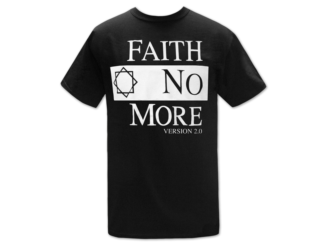 Faith No More Classic Logo V2 Black T-shirt Rockinstone Unisex Adults Best Sellers Size:s