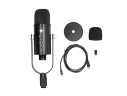 Micrófono Usb Ajustable Para Ordenador Con Soporte Estable: Grabación, Karaoke Online Y Chat.