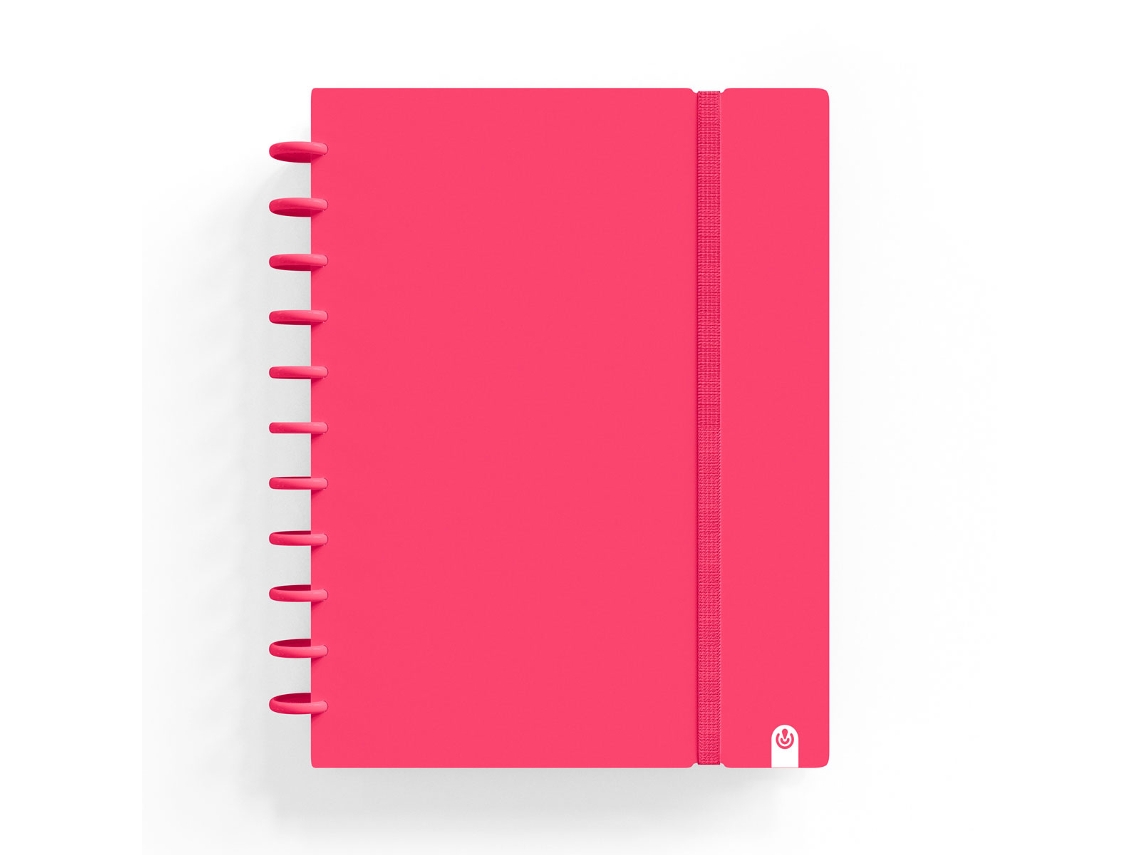 Cuaderno INGENIOX A4 Rayado 80Hj 100G Foam C/Goma Elástica Rojo 66024012