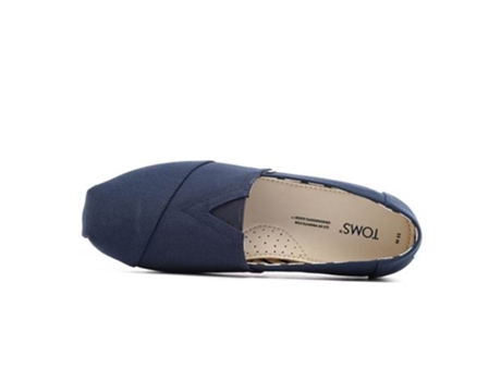 Alpargatas TOMS Canvas Hombre (42,0 eu - Azul)
