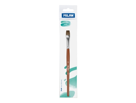 Pincel Escolar Plano Polybagr S Serie 121 Não. 14 Castanhomilan