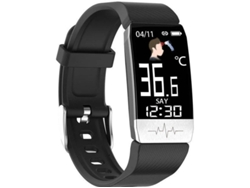 Pulsera de fitness resistente al agua IP68, reloj inteligente con monitor de frecuencia cardíaca, ECG, PPG, podómetro y monitor de actividad física, Bestvite (negro)