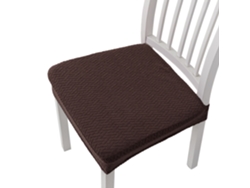 1 paquete de funda protectora extraíble para silla de comedor para el hogar, restaurante-café-Tamanho padrão LUUCOZK