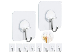 2026-ganchos De Pegamento Resistente Sin Clavos 15 Lbs Giratorios 180° Para Baño Cocina Oficina
