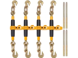 Juego de tensores de cadena G80 de 0,8 0,9 cm 3220 kg con ganchos y diseño antideslizante Tekmaquinas