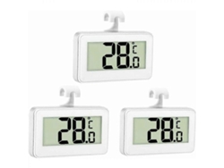 Conjunto De 3 Termômetros Para Geladeira, Termômetro Digital, Termômetro Para Freezer, Termômetro Ambiente Para Geladeira, Com Visor Lcd.