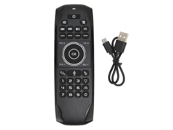 Control Remoto De Voz Con Retroiluminación De Repuesto, Control Remoto Inalámbrico De Doble Cara 2.4g Para El Hogar G7v