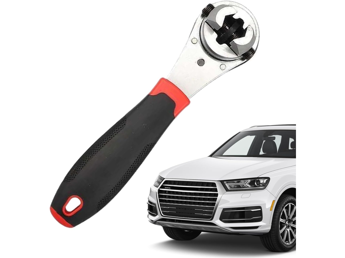 Llave Carraca Herramienta Reparación Automóviles Ajustable Resistente Mantenimiento Tornillos Interiores