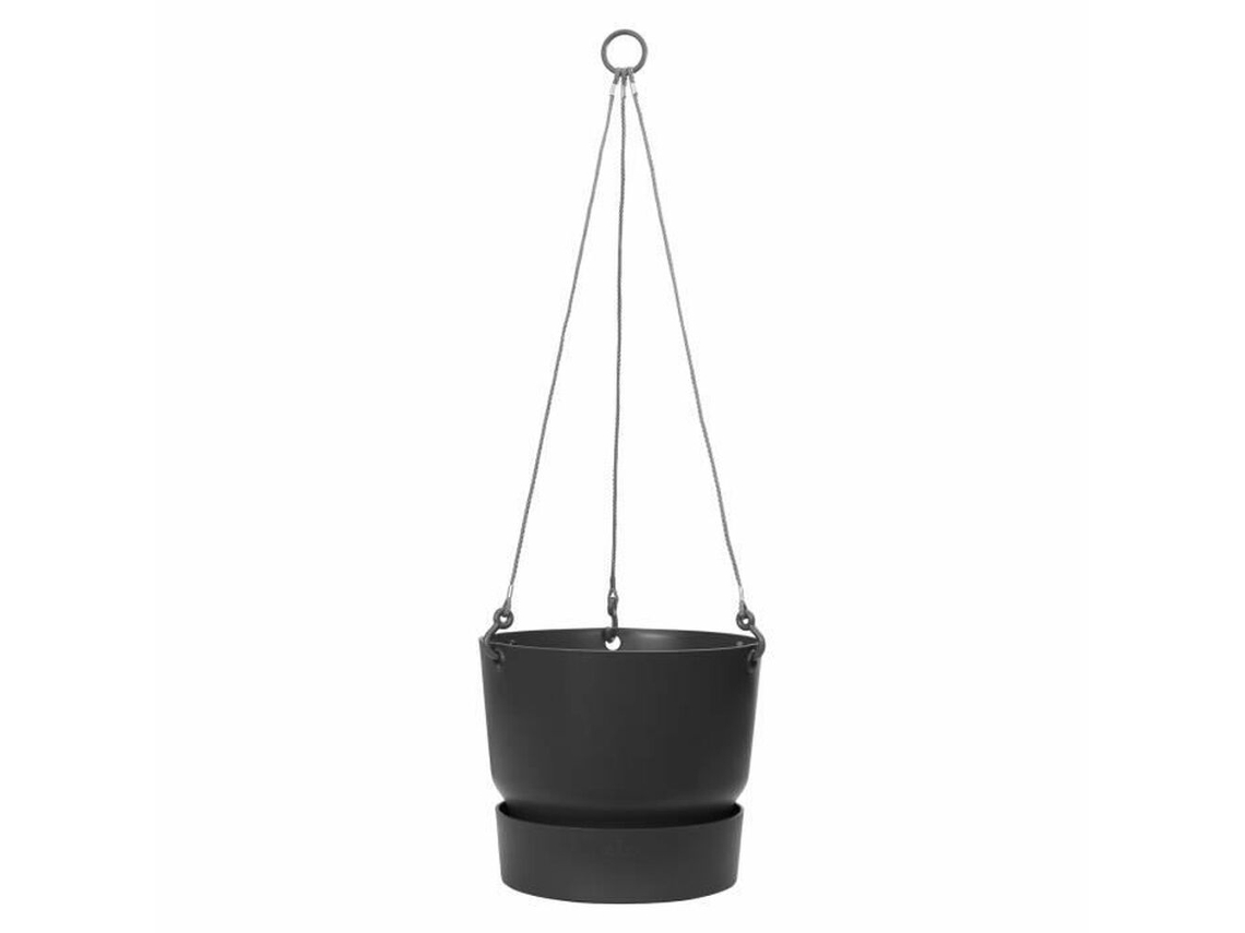 Maceta Elho Outdoor Negro Plástico (Ø 23,9 x 20,3 cm)