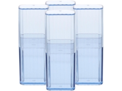 Pequeñas Cajas Almacenamiento Transparentes Juego 4 Reutilizables Prácticas Hisopos Algodón Dientes Organizar