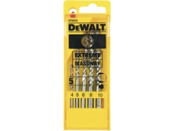 Juegos de 5 Brocas para Piedra Extreme DEWALT 4,5,6,8,10Mm