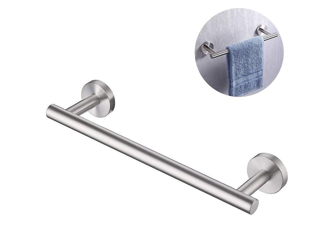 Portar Toallas De Acero Inoxidable Autoadhesivo Para Baño Con Montaje Sin Taladrar Resistente 5 Kg