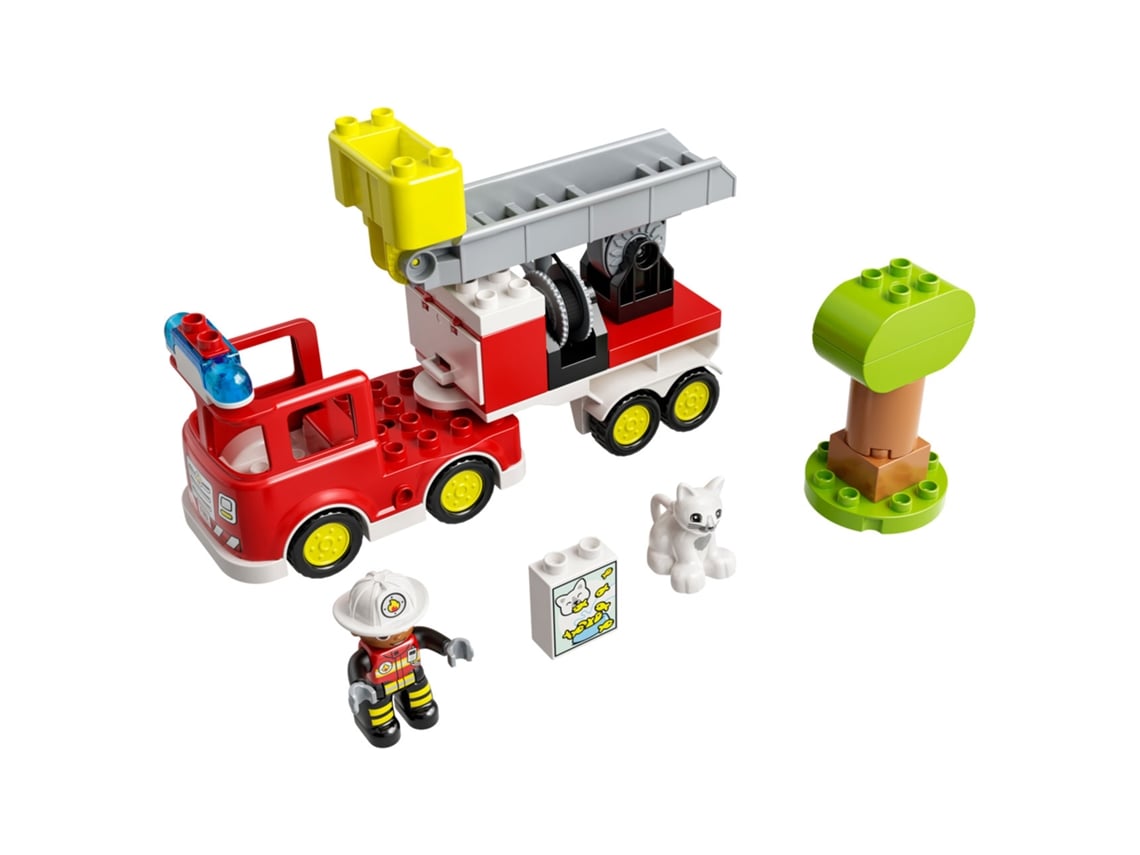 LEGO Duplo Camiao Dos Bombeiros 10969 (Edad Mínima: 2 Años - 21 Piezas)