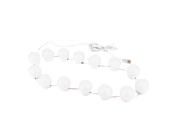 Kit De Lámpara De Espejo Con 14 Luces Led Para Maquillaje, Brillo Ajustable, Alimentación Usb.