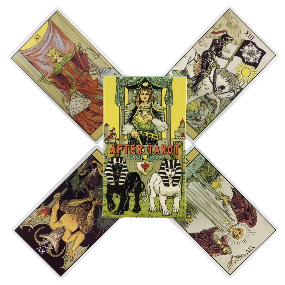 Baraja De Cartas Tarot Knights De 78 Cartas (versión En Inglés) Edición De Adivinación