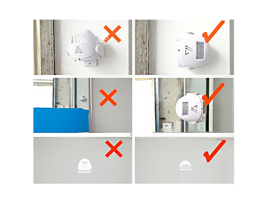 Campana De Alarma Infrarroja Inalámbrica Sensor De Movimiento Puerta Entrada Sistema De Seguridad Hogar Timbre Con 32 Canciones