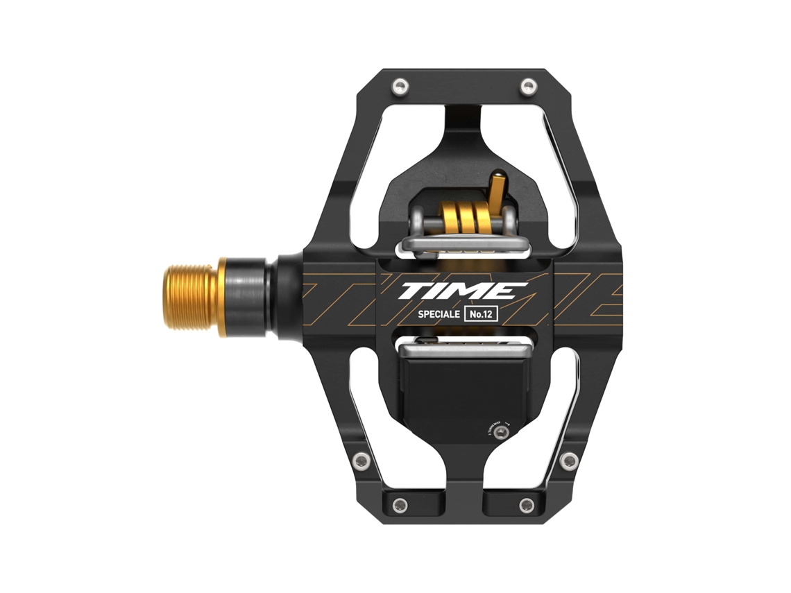 Pedales TIME Speciale 12 Large Axe Titane Noir/Or Cales ATAC 13/17 B1