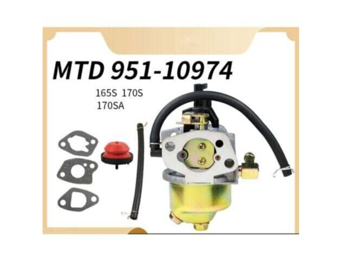 Mtd 951-10974 Carburetor 165s 165sa 170s 170sa 951 10974a 12705