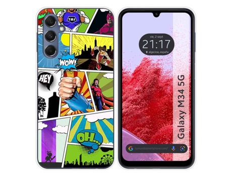 Funda Diseño Comic para Samsung TUMUNDOSMARTPHONE Multicolor