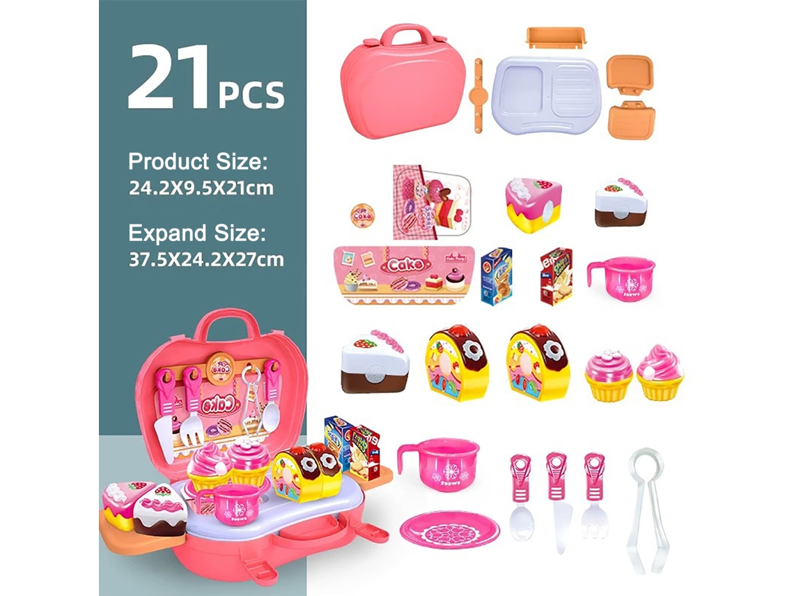 Mochila De Juguete 3 En 1 Con Forma De Casa De Muñecas - Simulación Para Niños Y Niñas